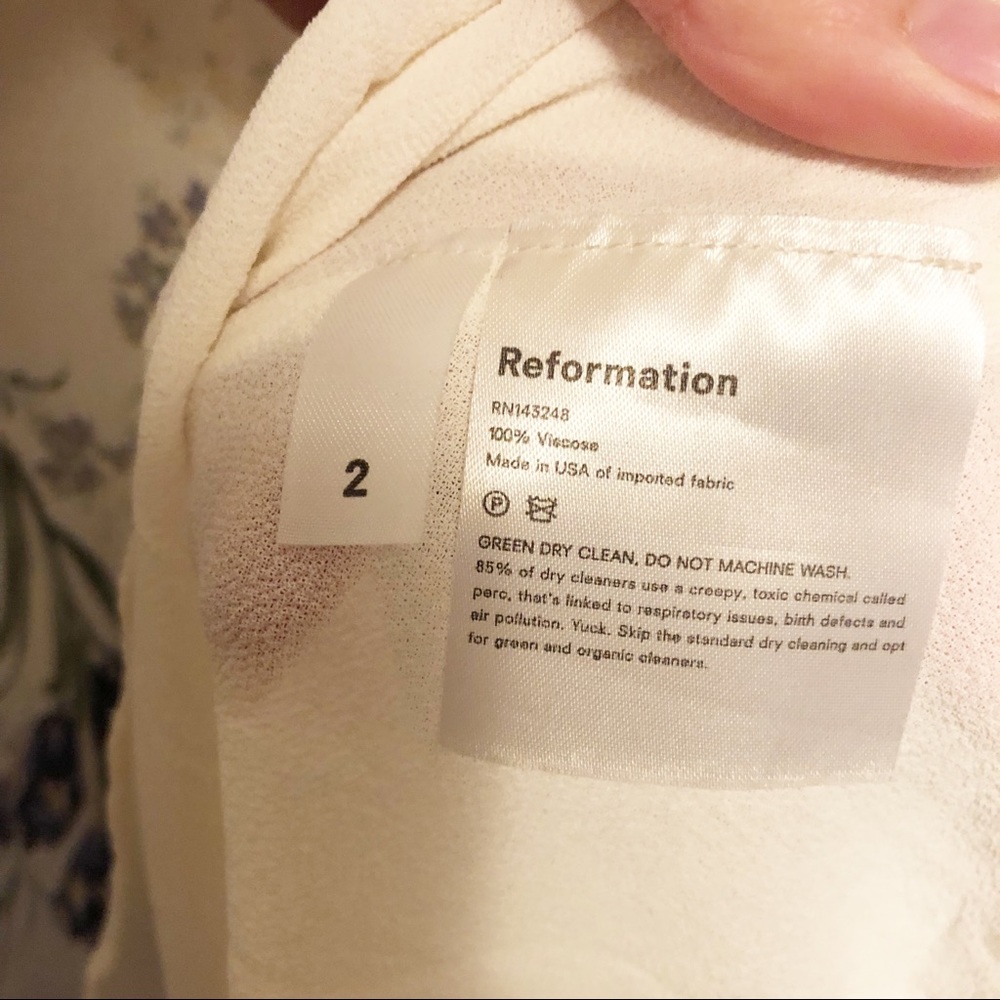 Reformation Riegan Midi Dress Delilah Floral 2 - Picture 7 of 11